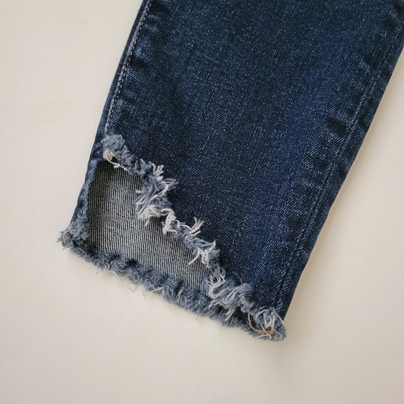 FRAME Le Skinny de Jeanne Tulip Hem Jeans Size: 27 - Picture 6 of 12